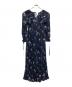 SELF PORTRAIT (セルフ ポートレイト) VINTAGE FLORAL MAXI DRESS ネイビー サイズ:UK 6：16000円