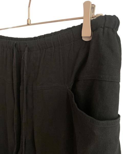 COMOLI（コモリ）COMOLI (コモリ) オックスドローストリングパンツ ブラック サイズ:３の古着・服飾アイテム