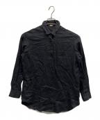 MUSE de Deuxieme Classeミューズ ドゥーズィエム クラス）の古着「LINEN ワイヤーウォッシュ」｜ブラック