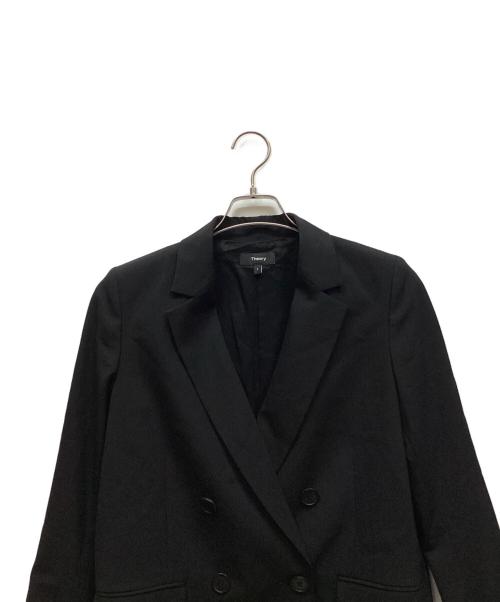 theory（セオリー）theory (セオリー) ダブルジャケット ブラック サイズ:2の古着・服飾アイテム