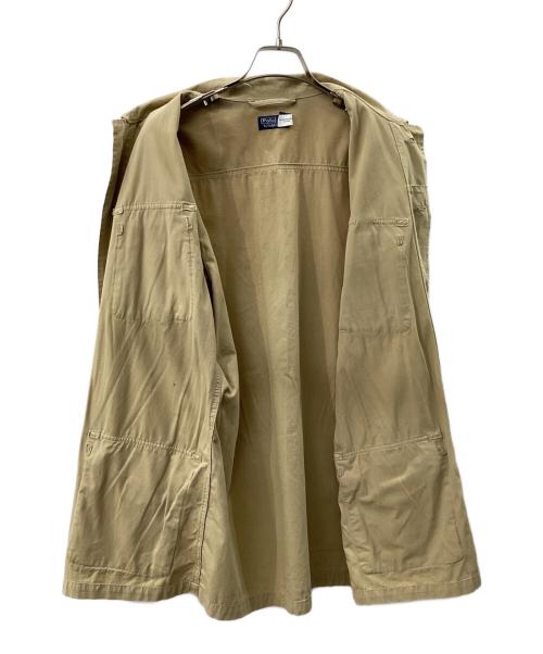 POLO RALPH LAUREN（ポロ・ラルフローレン）POLO RALPH LAUREN (ポロ・ラルフローレン) コットンユーティリティジャケット ベージュ サイズ:SPの古着・服飾アイテム