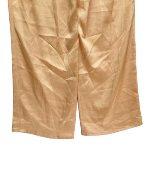 Acne studios（アクネ ストゥディオス）Acne studios (アクネ ストゥディオス) ワイドサテンパンツ オレンジ サイズ:38の古着・服飾アイテム