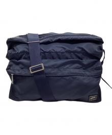 PORTER（ポーター）の古着「FRAME  SHOULDER BAG」｜ネイビー
