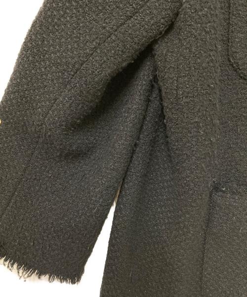 journal standard L'essage（ジャーナルスタンダード レサージュ）journal standard L'essage (ジャーナルスタンダード レサージュ) GIOLICA（ジオリカ）ツイード BIG（ビッグ）ジャケット ブラック サイズ:下記参照の古着・服飾アイテム