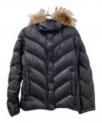 FRED PERRYフレッドペリー）の古着「ファー付ダウンジャケット」｜ブラック