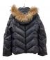 FRED PERRY (フレッドペリー) ファー付ダウンジャケット ブラック サイズ:L：4000円