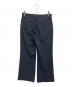 provoke (プロヴォーク) centerpress slacks ブラック サイズ:36 未使用品：6000円
