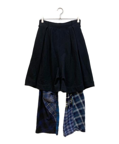 BASE MARK（ベースマーク）BASE MARK (ベースマーク) REMAKE LAYERED PANTS ブラック サイズ:SIZE Mの古着・服飾アイテム