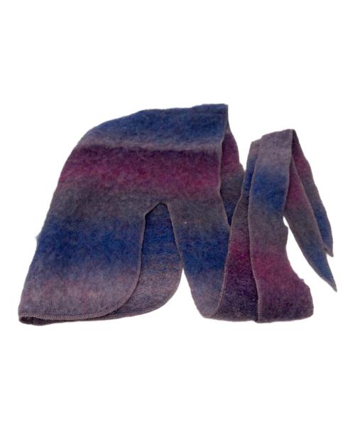 KAMIYA（カミヤ）KAMIYA (カミヤ) CA4LA (カシラ) Dyeing Knit Cap パープル サイズ:下記参照の古着・服飾アイテム