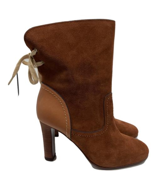 SEE BY CHLOE（シーバイクロエ）SEE BY CHLOE (シーバイクロエ) スウェードブーツ ブラウン サイズ:SIZE35の古着・服飾アイテム