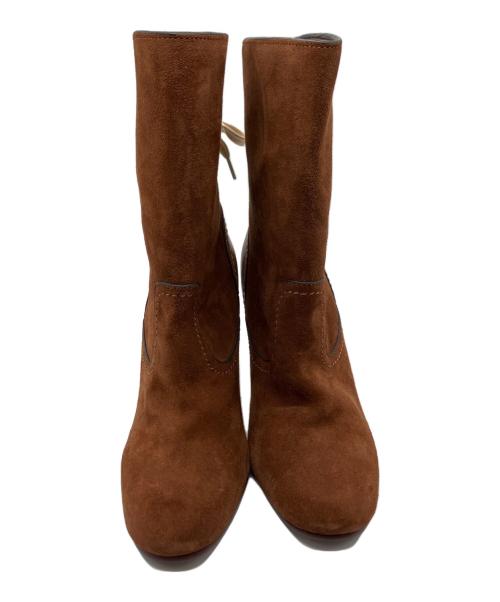 SEE BY CHLOE（シーバイクロエ）SEE BY CHLOE (シーバイクロエ) スウェードブーツ ブラウン サイズ:SIZE35の古着・服飾アイテム