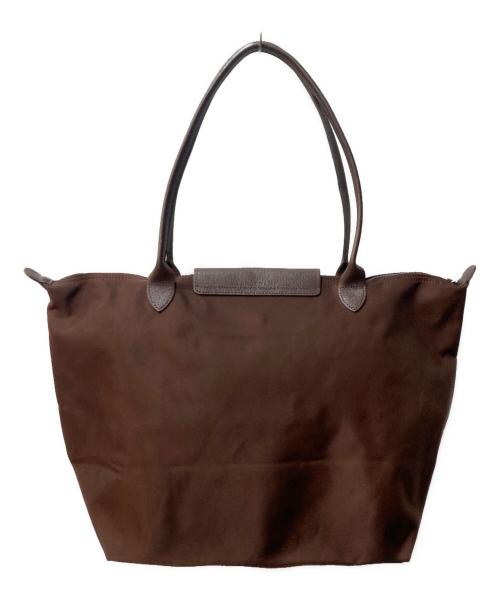 LONGCHAMP（ロンシャン）LONGCHAMP (ロンシャン) 舟形 トート バッグ ブラウン サイズ:サイズ詳細参照の古着・服飾アイテム