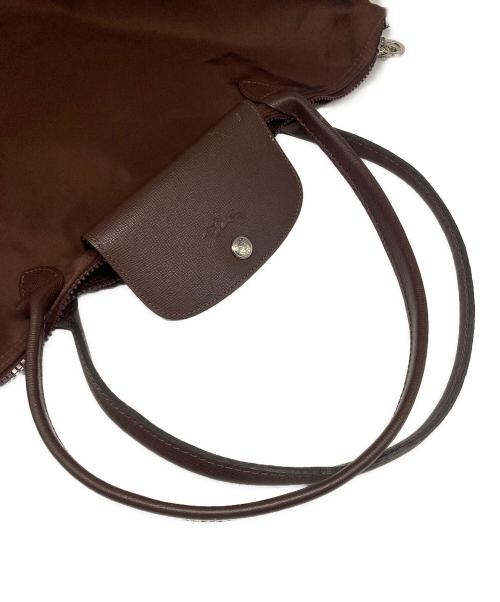 LONGCHAMP（ロンシャン）LONGCHAMP (ロンシャン) 舟形 トート バッグ ブラウン サイズ:サイズ詳細参照の古着・服飾アイテム