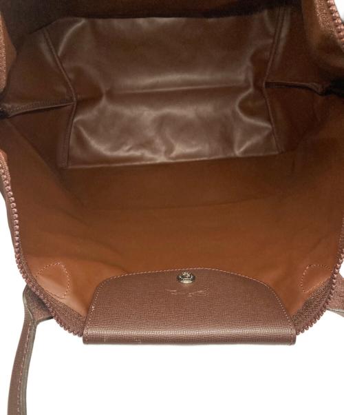LONGCHAMP（ロンシャン）LONGCHAMP (ロンシャン) 舟形 トート バッグ ブラウン サイズ:サイズ詳細参照の古着・服飾アイテム