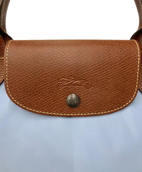 LONGCHAMP（ロンシャン）LONGCHAMP (ロンシャン) ル プリアージュ トラベルバッグ スカイブルーの古着・服飾アイテム