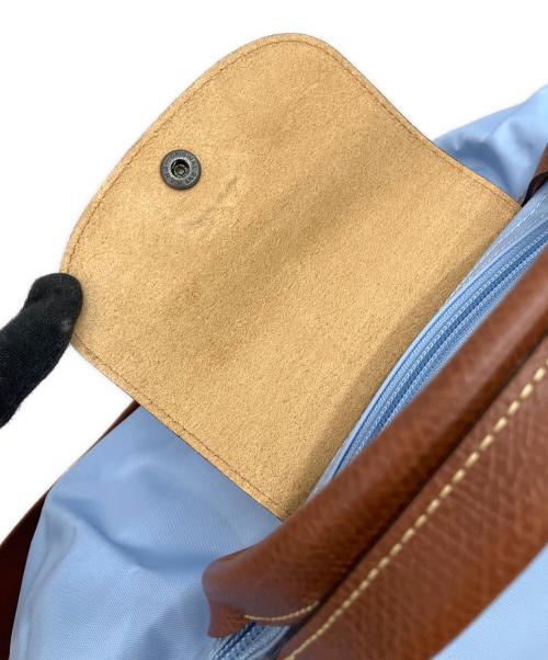 LONGCHAMP（ロンシャン）LONGCHAMP (ロンシャン) ル プリアージュ トラベルバッグ スカイブルーの古着・服飾アイテム