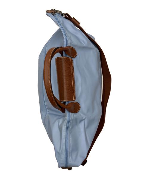 LONGCHAMP（ロンシャン）LONGCHAMP (ロンシャン) ル プリアージュ トラベルバッグ スカイブルーの古着・服飾アイテム