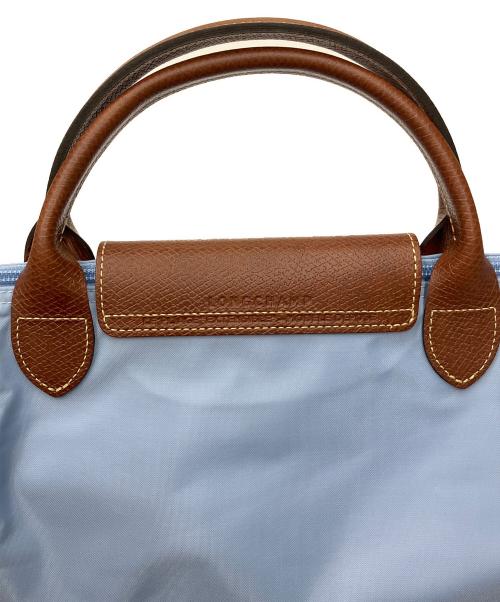 LONGCHAMP（ロンシャン）LONGCHAMP (ロンシャン) ル プリアージュ トラベルバッグ スカイブルーの古着・服飾アイテム