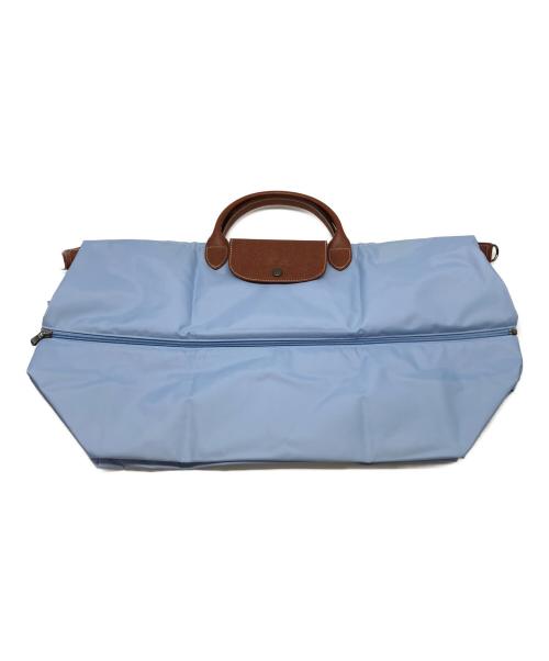 LONGCHAMP（ロンシャン）LONGCHAMP (ロンシャン) ル プリアージュ トラベルバッグ スカイブルーの古着・服飾アイテム