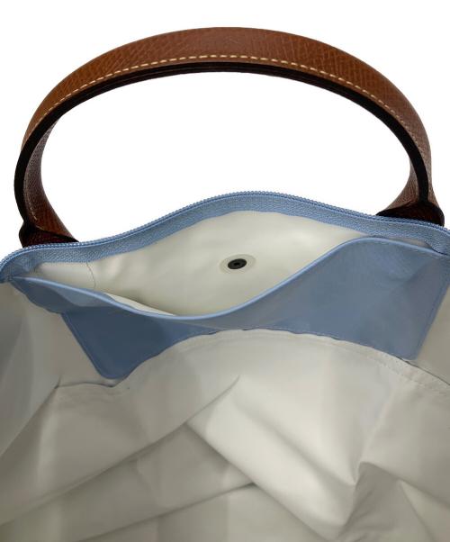 LONGCHAMP（ロンシャン）LONGCHAMP (ロンシャン) ル プリアージュ トラベルバッグ スカイブルーの古着・服飾アイテム