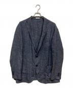 BOGLIOLIボリオリ）の古着「リネン混 K-JACKET」｜ネイビー