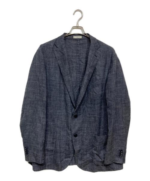 BOGLIOLI（ボリオリ）BOGLIOLI (ボリオリ) リネン混 K-JACKET ネイビー サイズ:56の古着・服飾アイテム