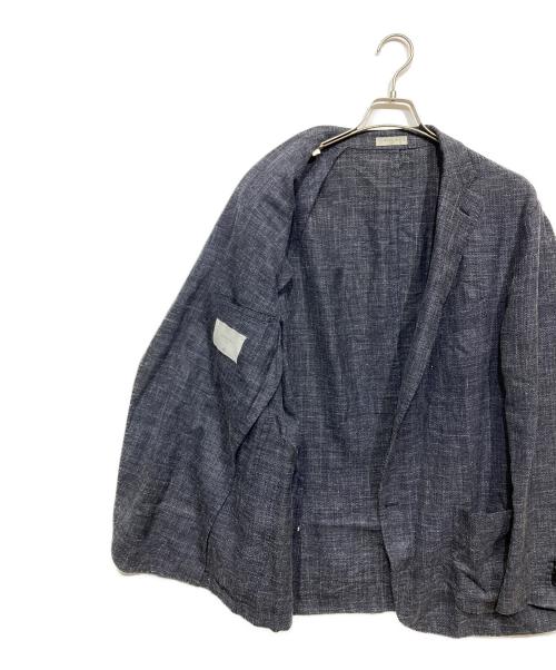 BOGLIOLI（ボリオリ）BOGLIOLI (ボリオリ) リネン混 K-JACKET ネイビー サイズ:56の古着・服飾アイテム
