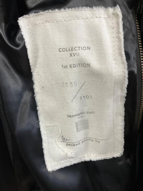 Norwegian Rain（ノルウェージャンレイン）Norwegian Rain (ノルウェージャンレイン) Rive Gauche Homme コート ブラック サイズ:XLの古着・服飾アイテム