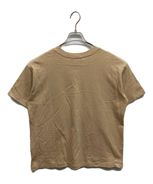 Americana（アメリカーナ）Americana (アメリカーナ) LOGO TEE ベージュ サイズ:Free 未使用品の古着・服飾アイテム