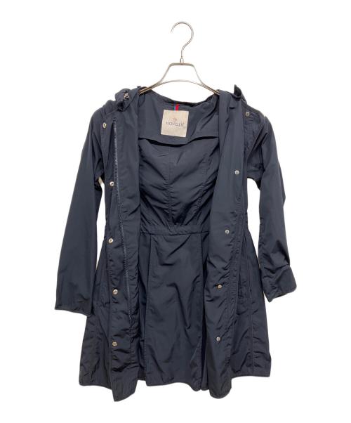 MONCLER（モンクレール）MONCLER (モンクレール) ANTHEMIS ナイロンコート ネイビーの古着・服飾アイテム
