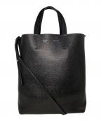 CELINEセリーヌ）の古着「バーティカル カバ スモール　2WAY トートバッグ」｜ブラック