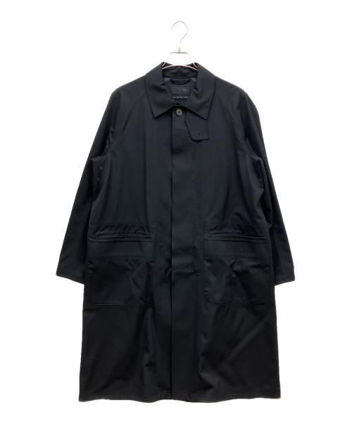 Wild Life Tailor（ワイルドライフテイラー）Wild Life Tailor (ワイルドライフテイラー) 止水ギャバステンカラーコート ブラック サイズ:Mの古着・服飾アイテム