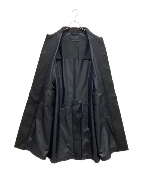 Wild Life Tailor（ワイルドライフテイラー）Wild Life Tailor (ワイルドライフテイラー) 止水ギャバステンカラーコート ブラック サイズ:Mの古着・服飾アイテム