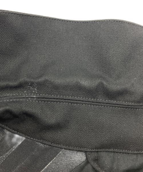 Wild Life Tailor（ワイルドライフテイラー）Wild Life Tailor (ワイルドライフテイラー) 止水ギャバステンカラーコート ブラック サイズ:Mの古着・服飾アイテム
