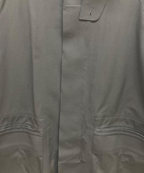 Wild Life Tailor（ワイルドライフテイラー）Wild Life Tailor (ワイルドライフテイラー) 止水ギャバステンカラーコート ブラック サイズ:Mの古着・服飾アイテム