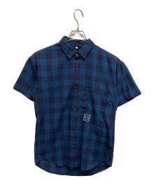 WOOLRICH（ウールリッチ）の古着「BAXTER LIGHT WEIGHT SHORT SLEEVE SHIRT」｜ネイビー