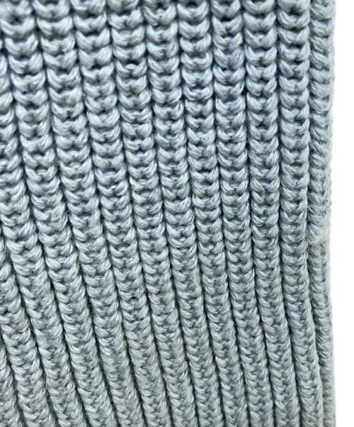 beautiful people（ビューティフルピープル）beautiful people (ビューティフルピープル) fluffed cotton double-end cardigan ブルー サイズ:42の古着・服飾アイテム