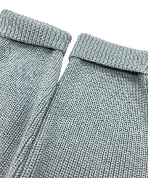 beautiful people（ビューティフルピープル）beautiful people (ビューティフルピープル) fluffed cotton double-end cardigan ブルー サイズ:42の古着・服飾アイテム