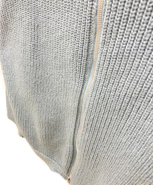 beautiful people（ビューティフルピープル）beautiful people (ビューティフルピープル) fluffed cotton double-end cardigan ブルー サイズ:42の古着・服飾アイテム