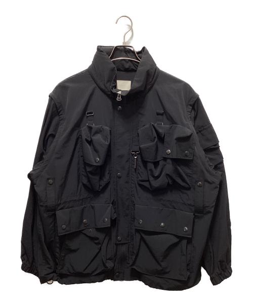 YOKE（ヨーク）YOKE (ヨーク) MULTI POCKETS UTILITY BLOUSON ブラック サイズ:2の古着・服飾アイテム