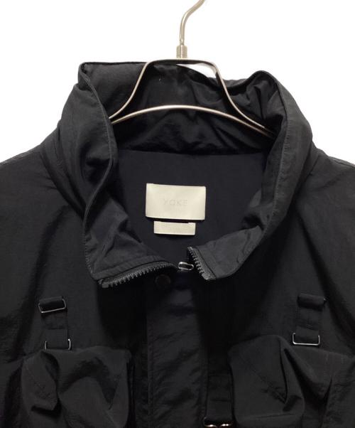 YOKE（ヨーク）YOKE (ヨーク) MULTI POCKETS UTILITY BLOUSON ブラック サイズ:2の古着・服飾アイテム