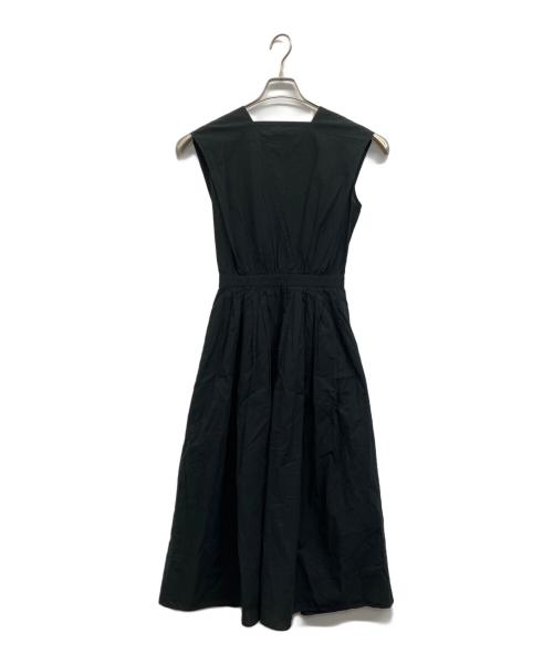 SINME（シンメ）SINME (シンメ) スクエアネックワンピース ブラック サイズ:Sの古着・服飾アイテム