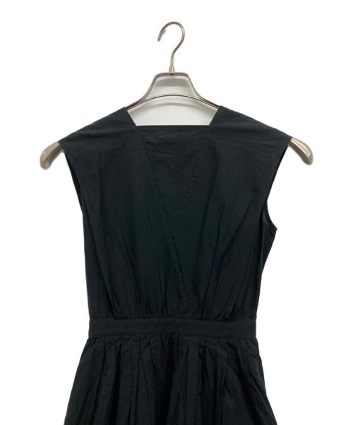SINME（シンメ）SINME (シンメ) スクエアネックワンピース ブラック サイズ:Sの古着・服飾アイテム
