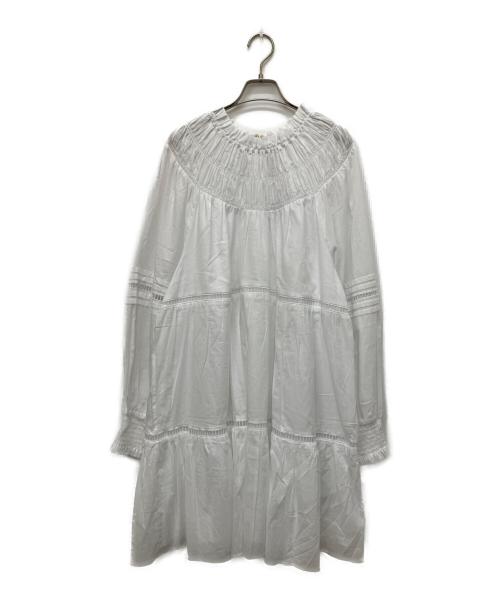 MICHAEL KORS（マイケルコース）MICHAEL KORS (マイケルコース) ワンピース ホワイト サイズ:Lの古着・服飾アイテム