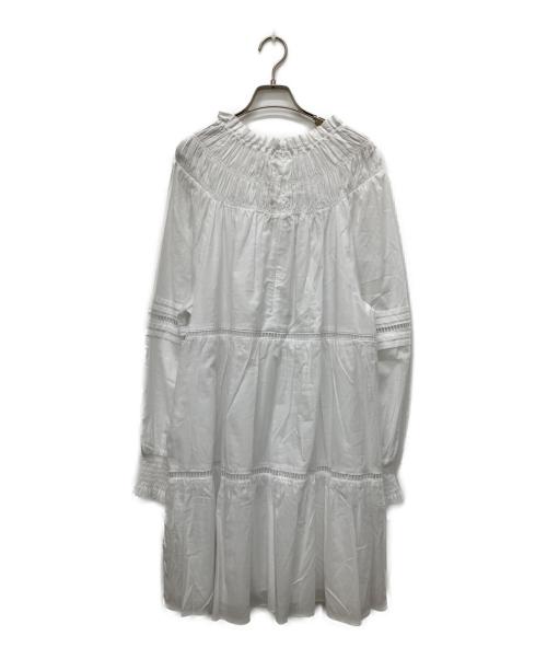 MICHAEL KORS（マイケルコース）MICHAEL KORS (マイケルコース) ワンピース ホワイト サイズ:Lの古着・服飾アイテム