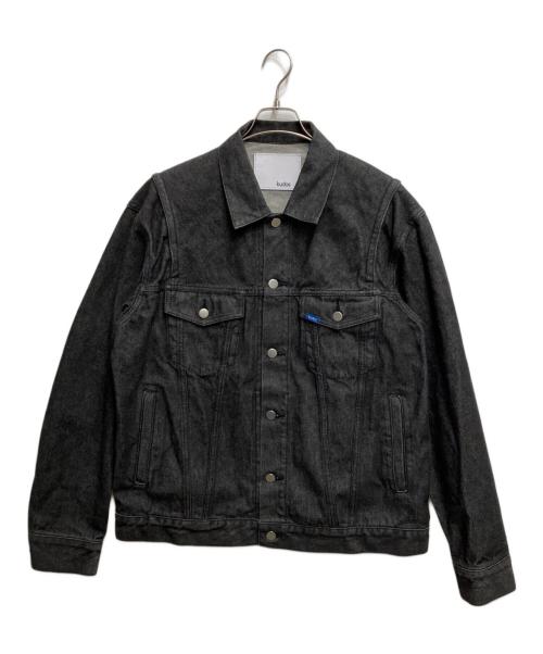kudos（クードス）kudos (クードス) ZIP-OPEN SLIT DENIM JACKET(ジップオープンスリットデニムジャケット) ブラック サイズ:2の古着・服飾アイテム