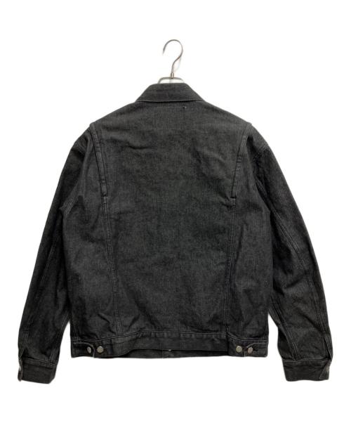 kudos（クードス）kudos (クードス) ZIP-OPEN SLIT DENIM JACKET(ジップオープンスリットデニムジャケット) ブラック サイズ:2の古着・服飾アイテム