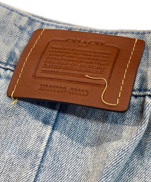 COACH（コーチ）COACH (コーチ) デニム スカート ライトブルー サイズ:2の古着・服飾アイテム