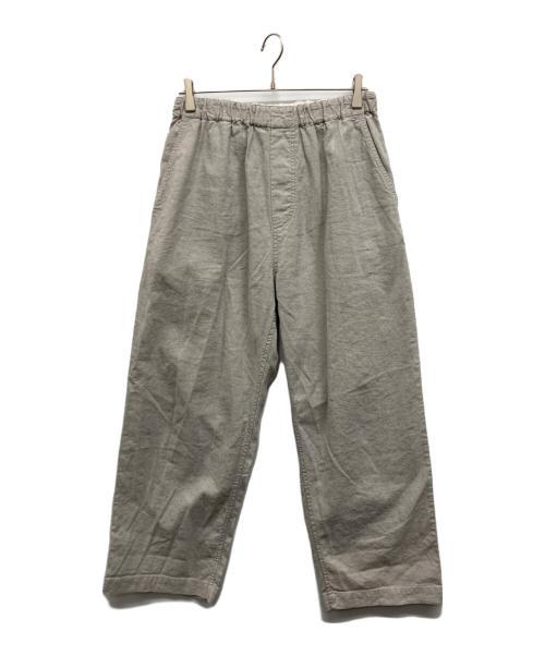 nest Robe（ネストローブ）nest Robe (ネストローブ) BASIC デニム混キャンバス超撥水ワイドパンツ グレー サイズ:2の古着・服飾アイテム