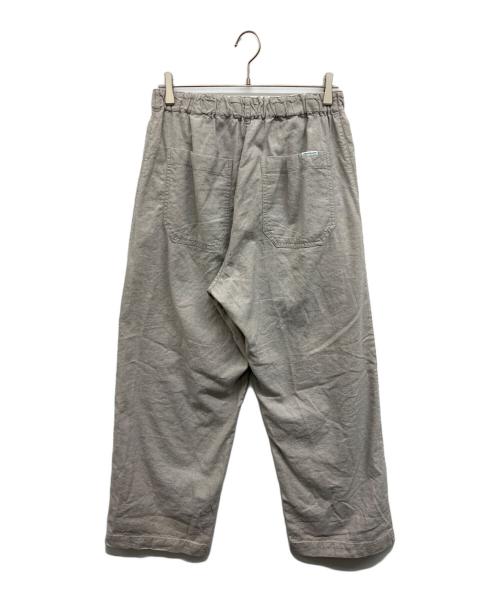 nest Robe（ネストローブ）nest Robe (ネストローブ) BASIC デニム混キャンバス超撥水ワイドパンツ グレー サイズ:2の古着・服飾アイテム